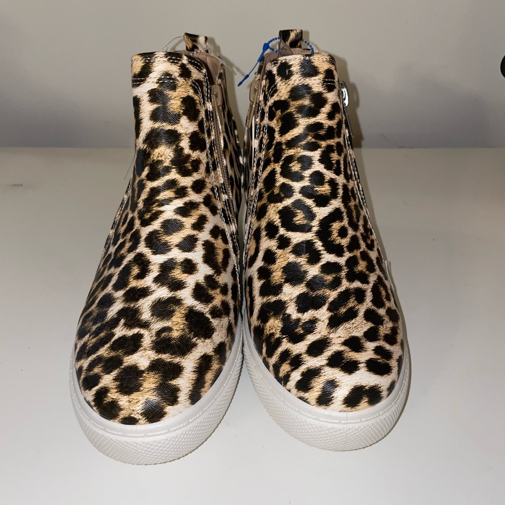 Leopard Print Wedges